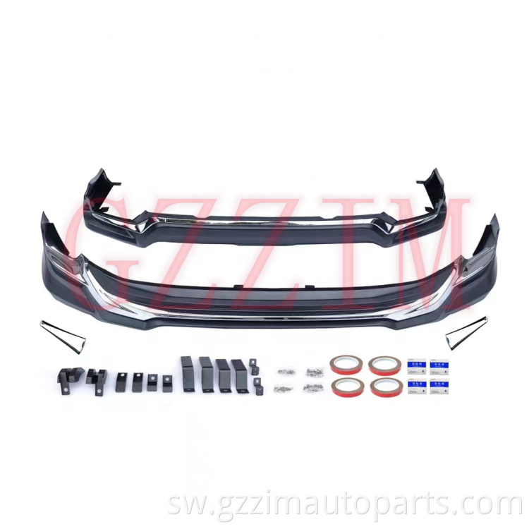 Modellista mbele ya plastiki & nyuma ya mwili bumper kit kwa LX600 2022